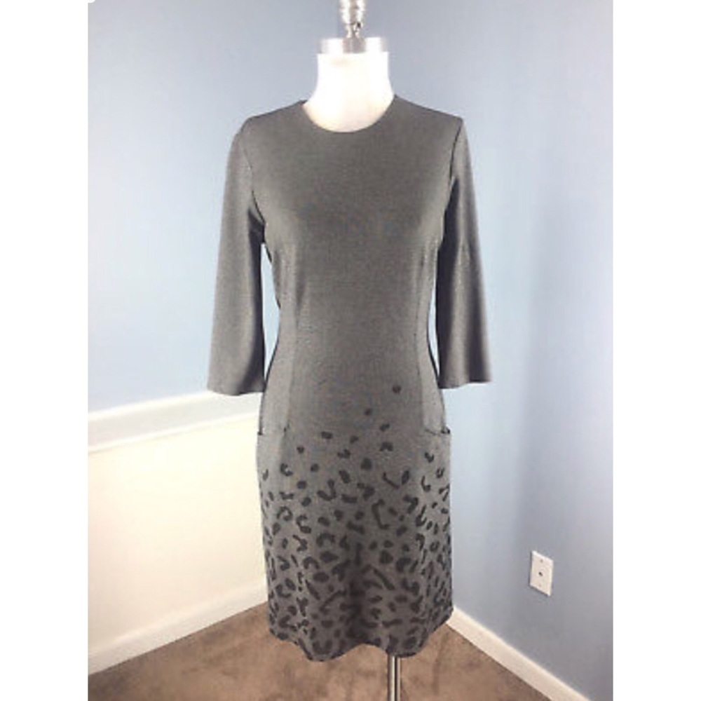 J. McLaughlin cocktail dress size small cheetah